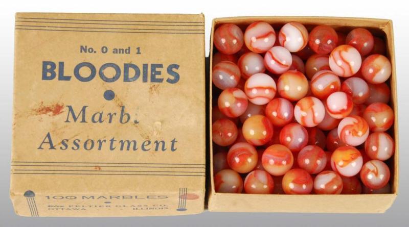 Appraisal: No Bloodies Marbles Box Set Description Contains No and No