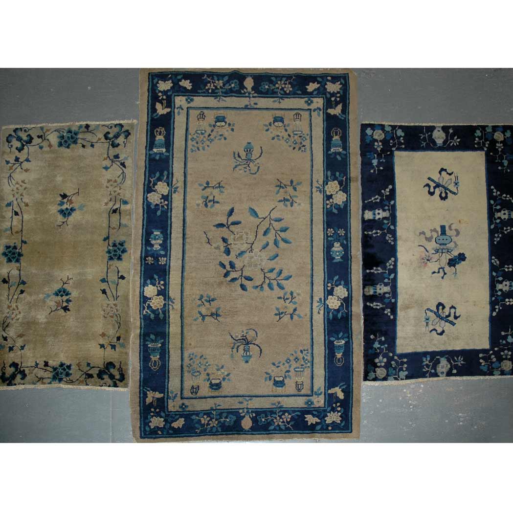 Appraisal: Three Chinese Rugs China first quarter of the th century