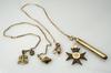 Appraisal: JEWELRY LOT - K gold fraternal jewelry lot consisting of