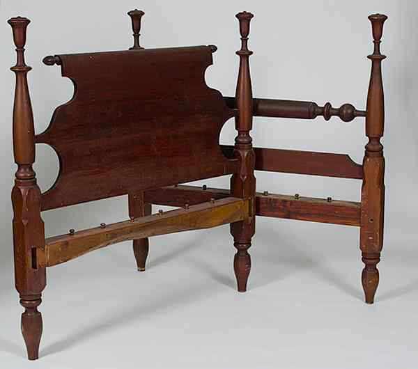 Appraisal: Four Post Bed American th century a four post bed