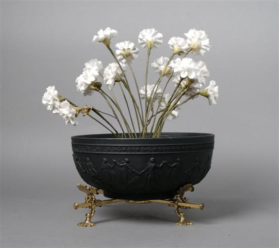 Appraisal: A Wedgwood Basalt Bowl Diameter inches