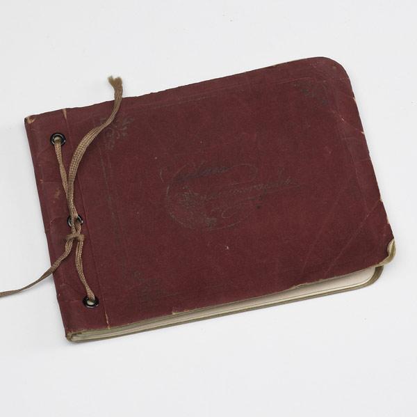 Appraisal: AUTOGRAPH BOOK Includes signatures of Clark Gable Sidney Blackmer Lynton