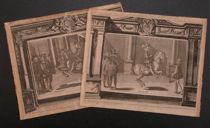 Appraisal: Crispijn Van de Passe II Dutch - Two Plates from