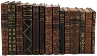 Appraisal: Leather Bindings A group of volumes All small vo- mo