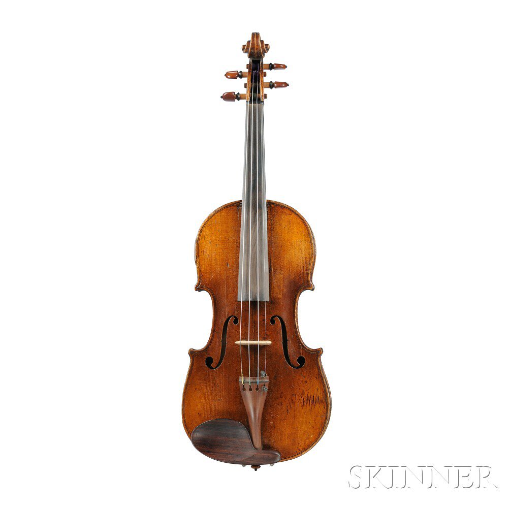 Appraisal: German Violin labeled JOSEPH HOLLMOYR LAUTEN UND GEIGEN AN DER