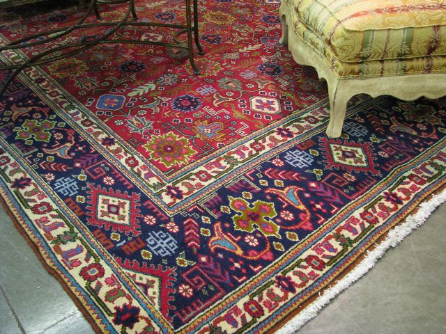 Appraisal: Oriental rug Tabriz design x