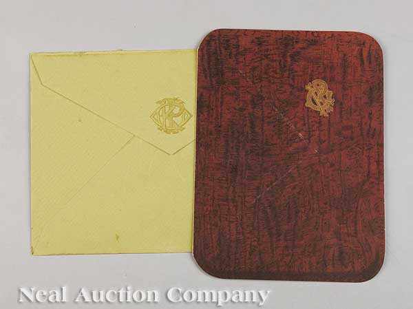 Appraisal: Mardi Gras Krewe of Proteus Ball invitation and envelope Andersen's