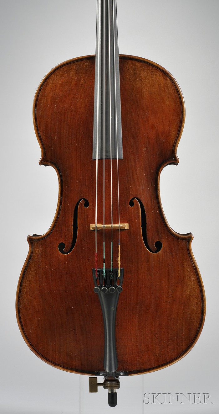 Appraisal: Child's Modern Violoncello labeled JAY HAIDE length of back cm