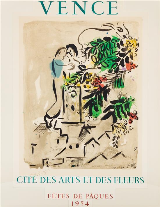 Appraisal: Sale Lot Marc Chagall French Russian - Affiche pour la