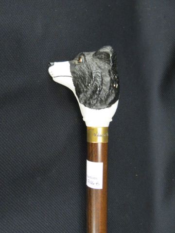 Appraisal: Figural Dog Head Walking Stick