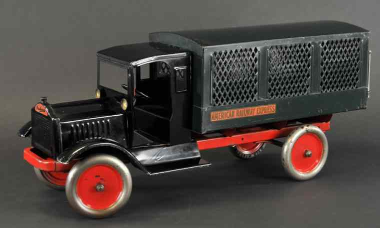 Appraisal: KEYSTONE PACKARD AMERICAN RAILWAY EXPRESS TRUCK c pressed steel enclosed