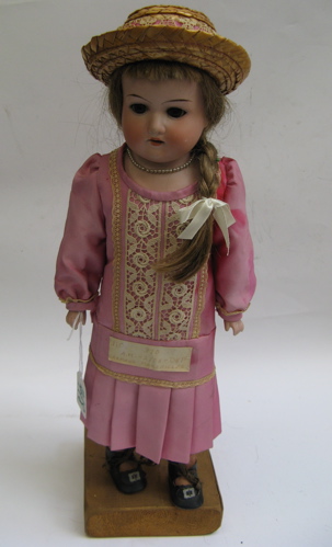 Appraisal: ARMAND MARSEILLES GERMAN BISQUE HEAD GIRL DOLL in Bisque shoulder