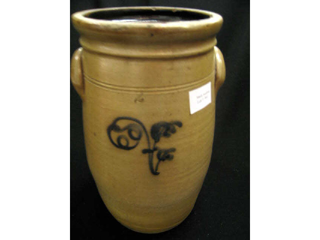 Appraisal: Early Blue Decorated Stoneware Crock gallon