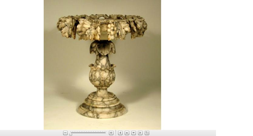 Appraisal: Italain alabaster tazza late th century