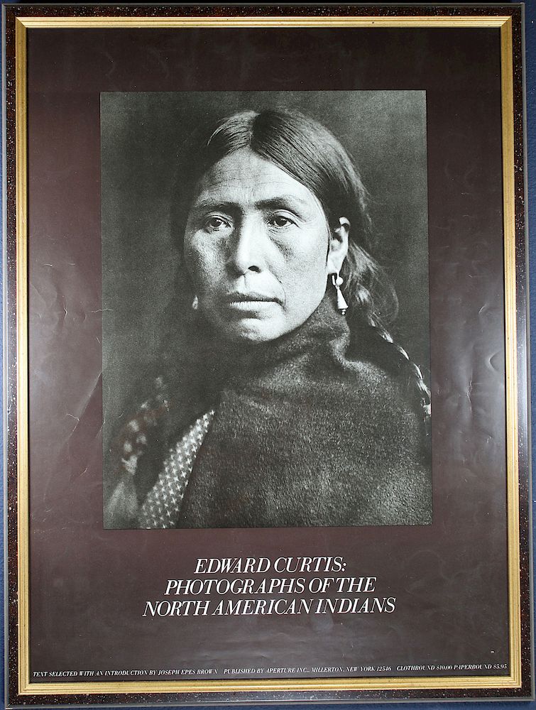 Appraisal: Photographs of North American Indians Poster Edward Curtis Photographs of