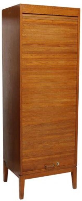 Appraisal: Swedish mid-century modern teak document cabinet Kinnarps Mobelfabrik c vertical