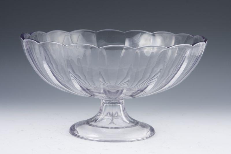 Appraisal: Pittsburgh Glass Compote ca fluted bowl raised on circular foot