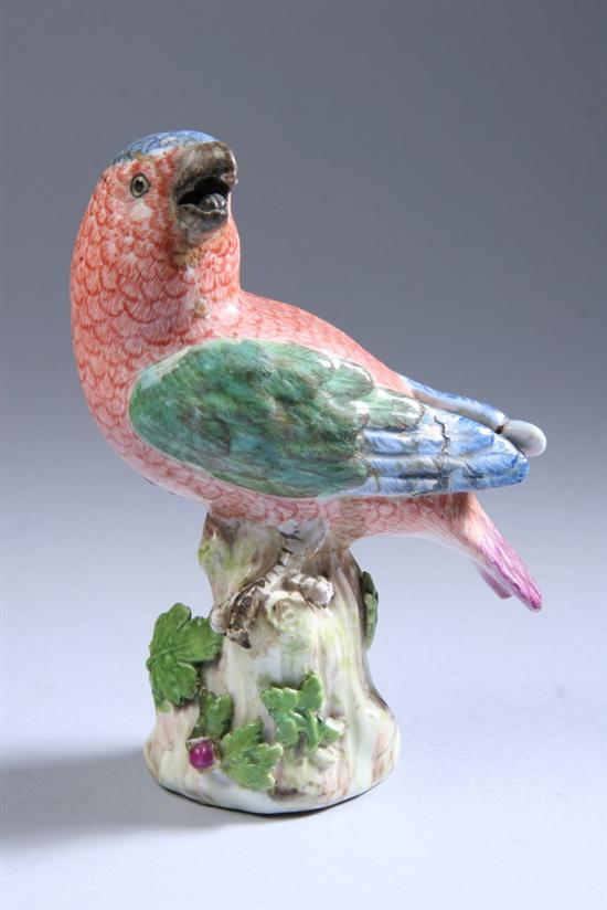 Appraisal: GERMAN PORCELAIN FIGURE OF A PARROT late th century In