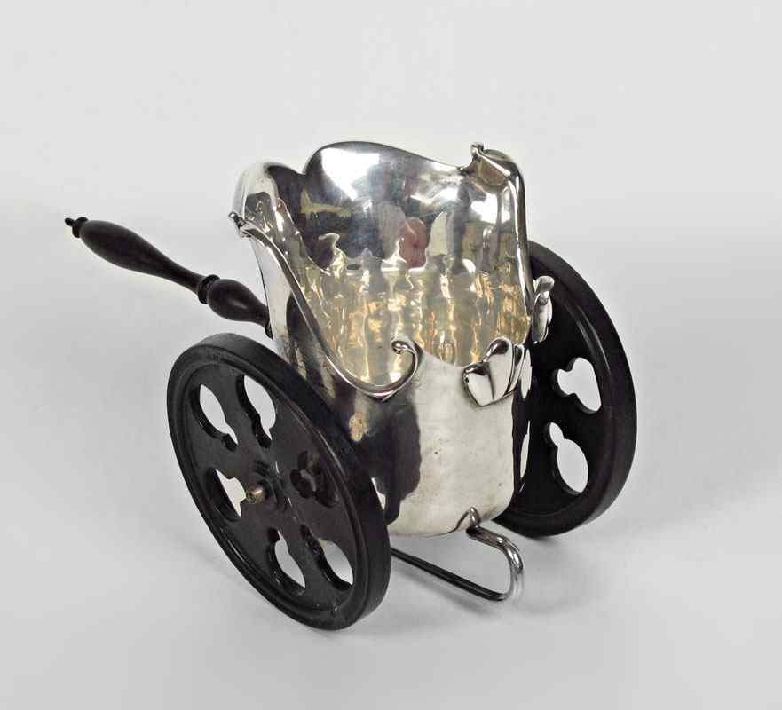 Appraisal: GIOVANNI STERLING CHARIOT FORM SUGAR CART CA O - 'S