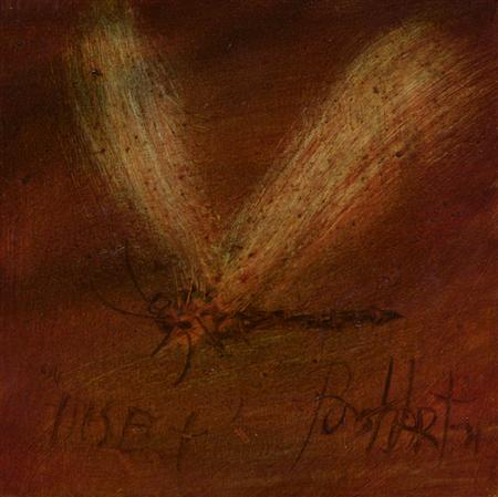 Appraisal: PRO HART AUSTRALIAN - NO INSECT Signed and inscribed 'Insect'