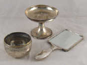 Appraisal: A silver Austro Hungarian assay tazza wt gm together with