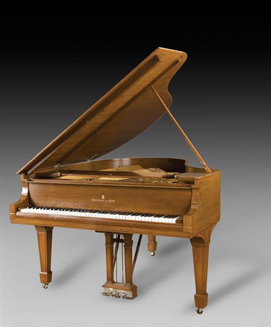 Appraisal: GRAND PIANO New York mahogany case Steinway and Sons Model