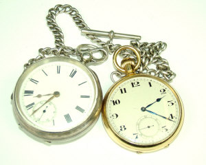 Appraisal: An ct gold cased open face top wind pocket watch