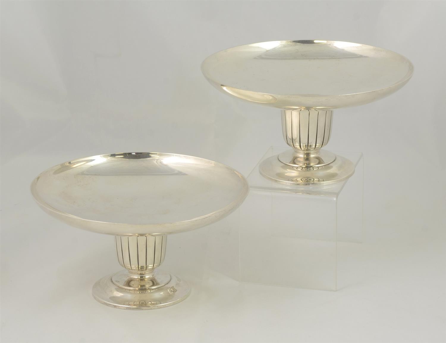 Appraisal: Pair of Sterling Silver Tazzas marked Sterling by Towle -