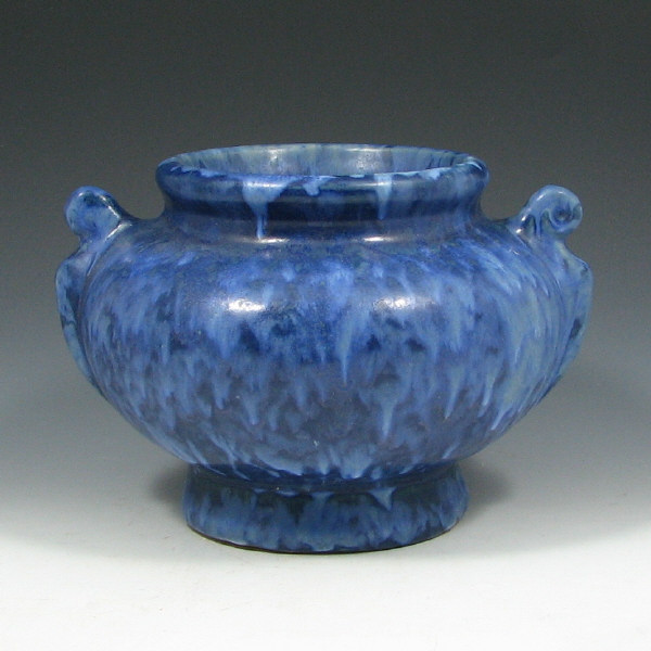 Appraisal: Brush McCoy Matte Blue Onyx Urn Vase - Mint Brush