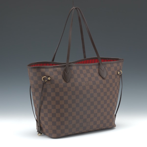 Appraisal: LOUIS VUITTON DAMIER EBENER NEVERFULL MM x x Iconic design