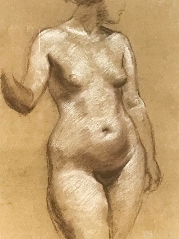 Appraisal: Edmund Pick Morino - Nude Figure Study Edmund Pick-Morino attributed