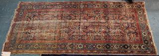 Appraisal: Caucasian carpet ' x ' wear Provenance Property from the