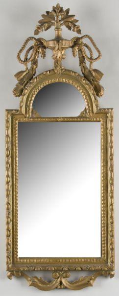 Appraisal: Belle Epoque Continental Wall Mirror late th c elaborate gilt