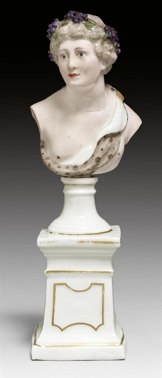 Appraisal: BUST OF BACCHUS ZURICH MODEL CIRCA Form Model Valentin Sonnenschein