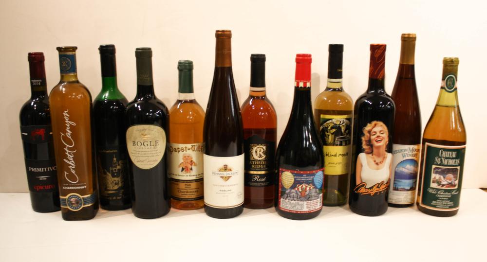 Appraisal: TWENTY-FOUR BOTTLE WINE GROUP mixed variety from Oregon California Germany