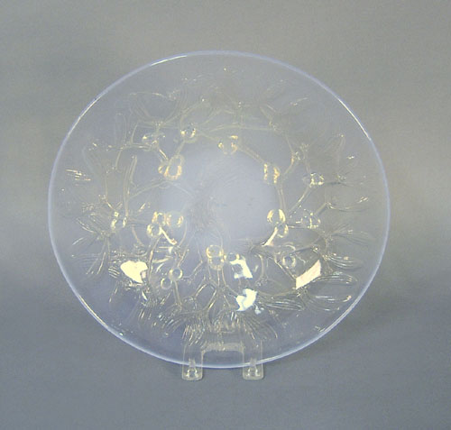 Appraisal: Lalique glass bowl h w