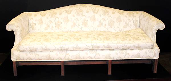 Appraisal: A Chippendale style sofa height in width ft in depth