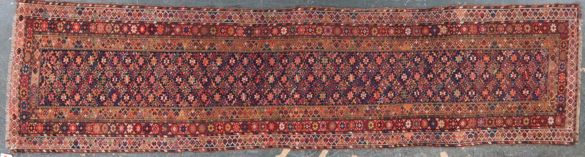 Appraisal: Antique Kurdish runner approx x Persia circa