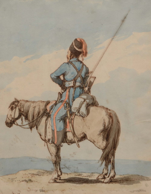 Appraisal: SIR ROBERT KER PORTER - Russian Cossack of the Imperial