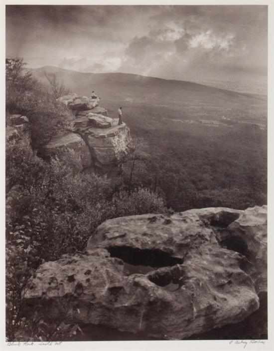 Appraisal: A Aubrey Bodine American - ''Black Rock-South Mt '' silver