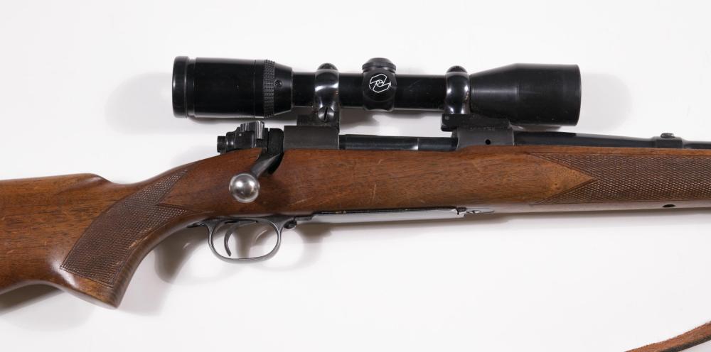 Appraisal: WINCHESTER MODEL BOLT ACTION RIFLE magnum caliber barrel blued finish