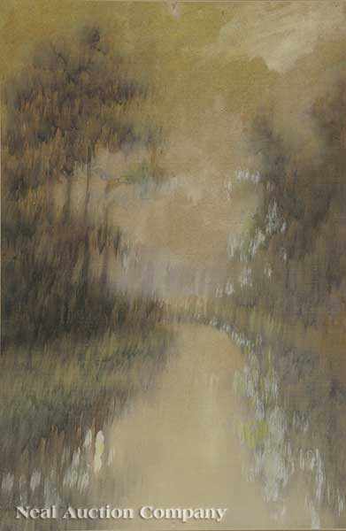 Appraisal: Alexander John Drysdale American Louisiana - Louisiana Bayou oil wash