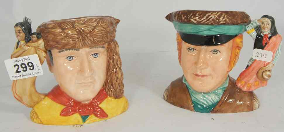 Appraisal: Royal Doulton Intermediate Character Jugs Meriwether Lewis D and William