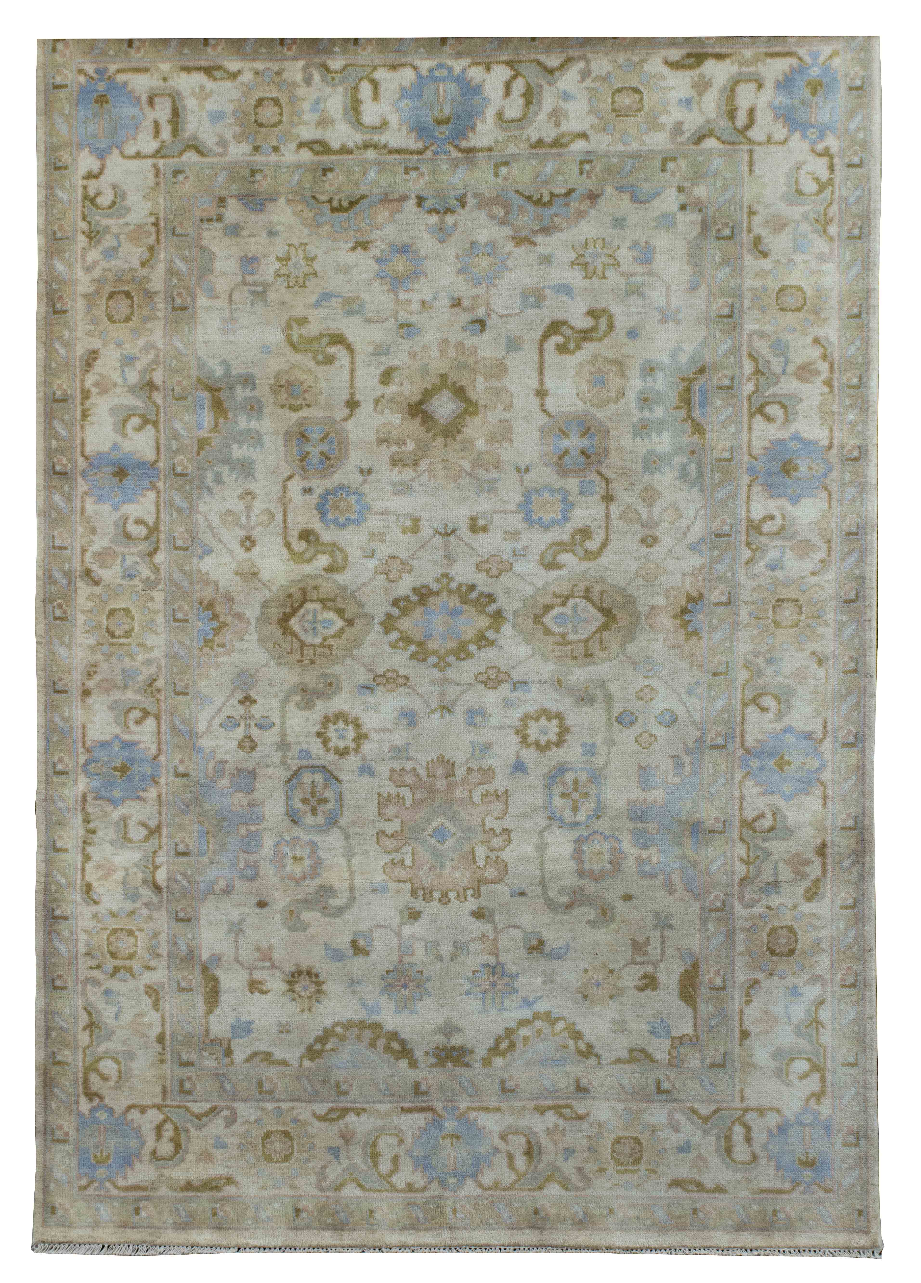 Appraisal: ORIENTAL RUG MAHAL DESIGN ' x ' Ivory field with