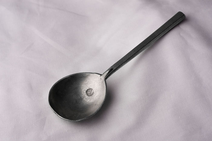 Appraisal: PEWTER SPOON JOHN WILL - New York City circa -