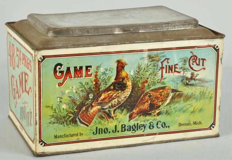 Appraisal: Game Tobacco Store Bin Description By John J Bagley Company