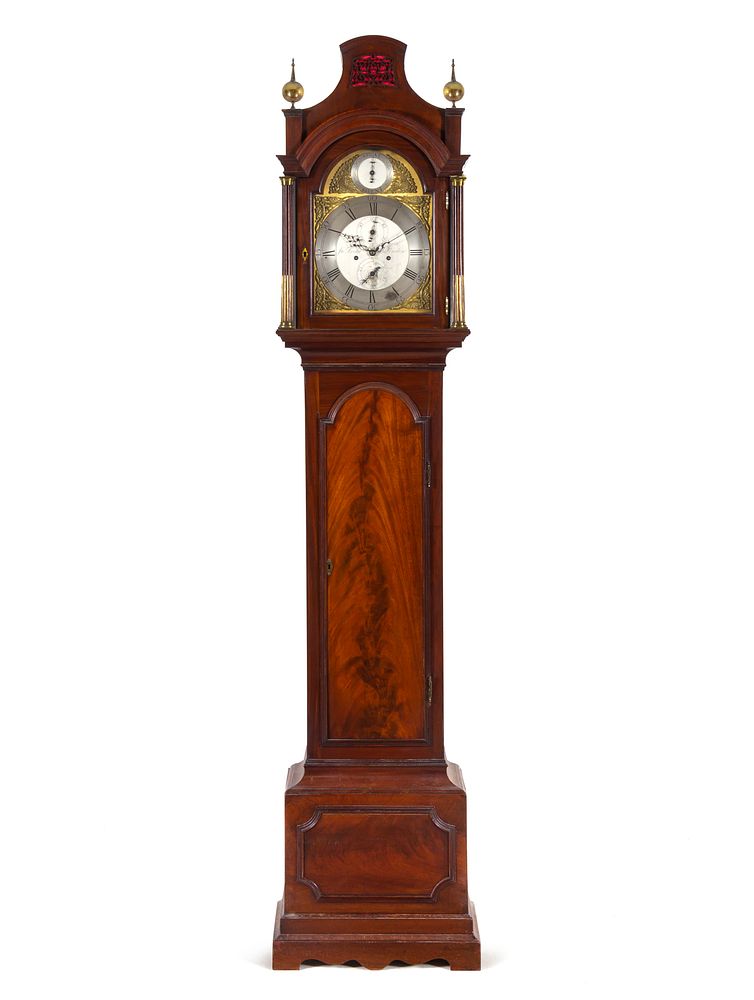 Appraisal: A George III Mahogany Tall Case Clock A George III