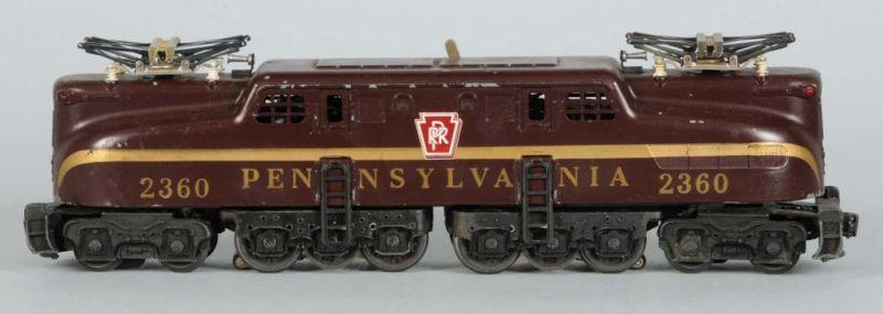 Appraisal: Lionel No O-Gauge Tuscan GG Locomotive Description Post-war Single stripe