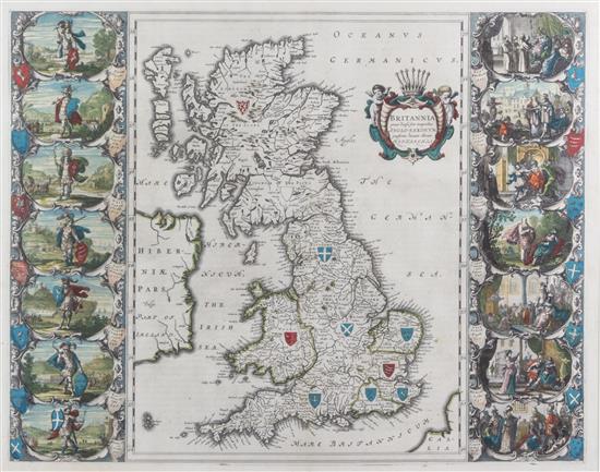 Appraisal: Sale Lot MAP JANSSON JAN Britannia prout divisa fuit temporibus