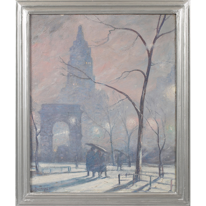 Appraisal: Artist Unknown American early th century Washington Square Park New